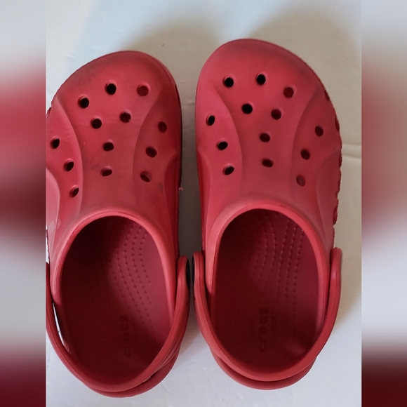 Crocs Red Slip On Size 12 - Picture 2 of 7